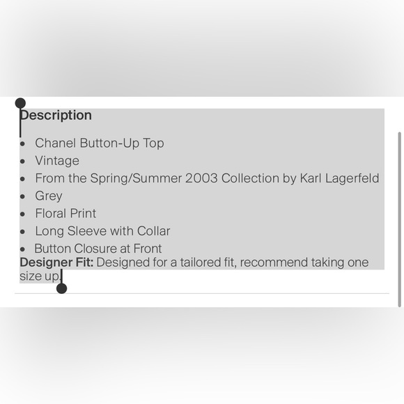 Vintage Chanel Blouse - Picture 5 of 15